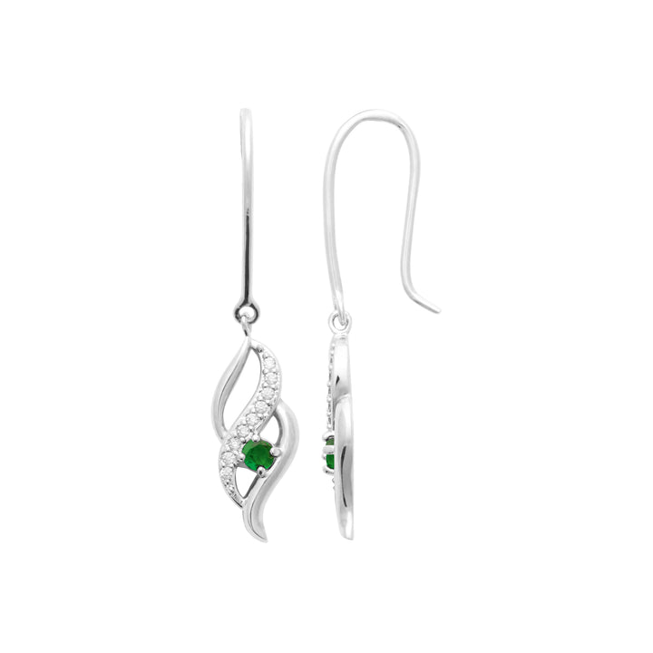 Boucles d'oreilles Argent 925 & Oz Rym