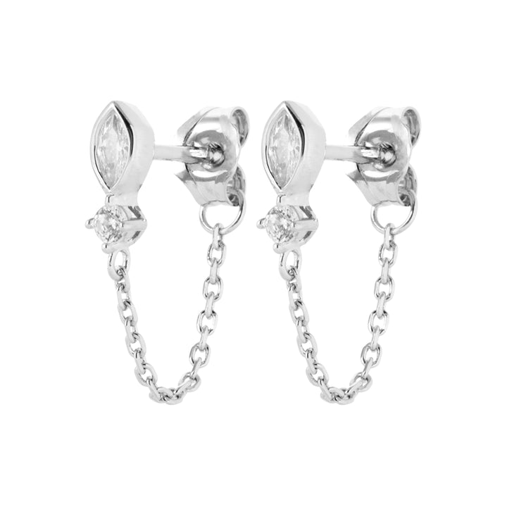 Boucles d'oreilles Argent 925 & Oz Lunar