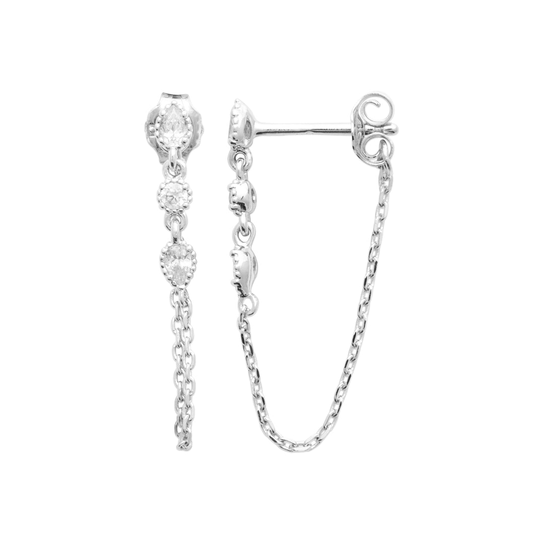 Boucles d'oreilles en Argent & OZ Mélodie