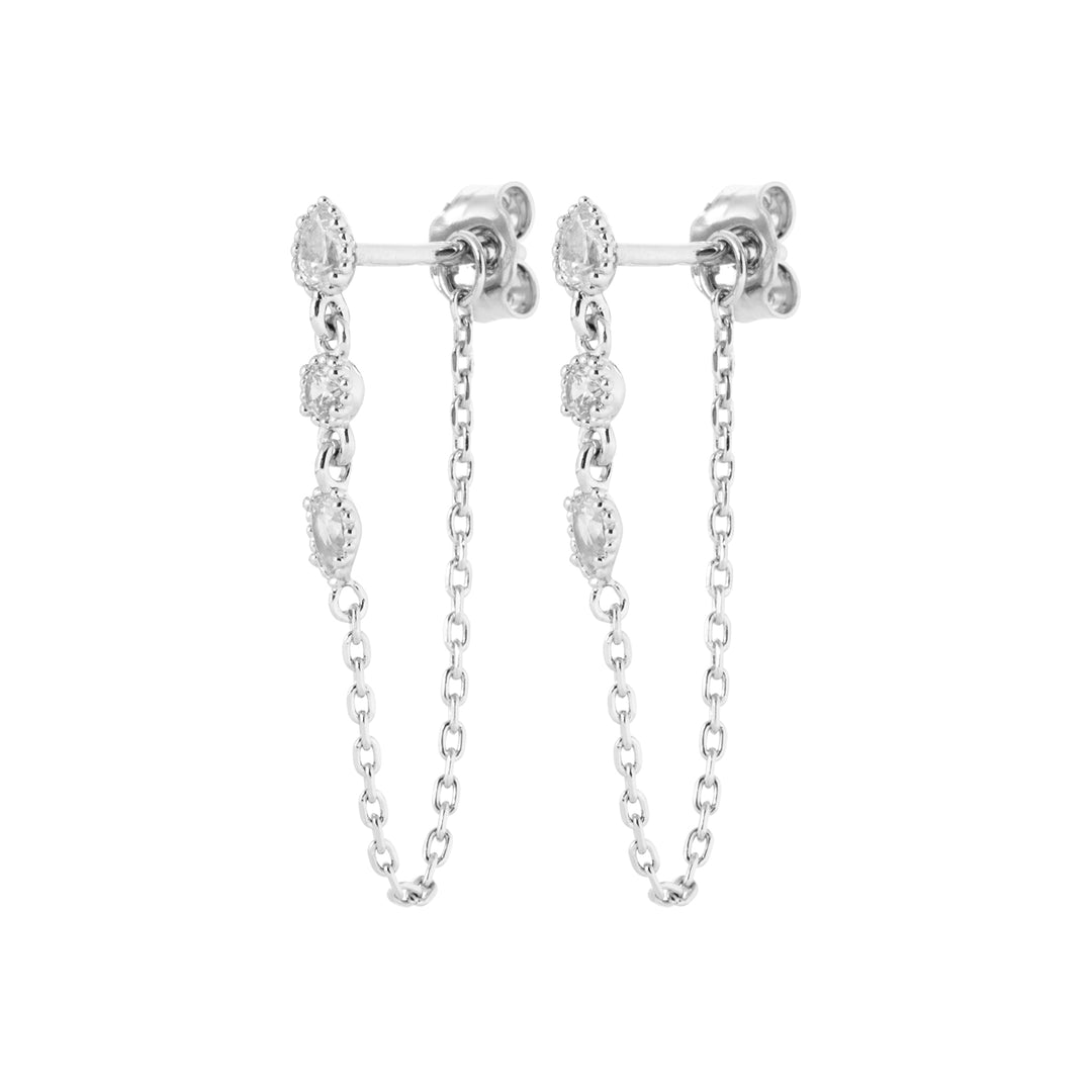 Boucles d'oreilles en Argent & OZ Mélodie