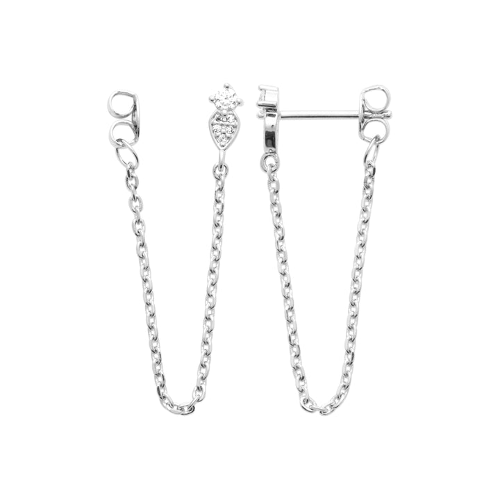 Boucles d'oreilles Argent 925 & Oz Iriel