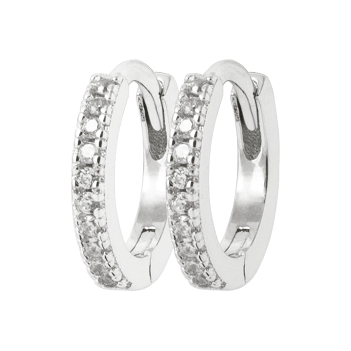 Boucles d'oreilles Argent 925 & Oz créoles Kora