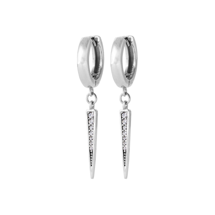 Boucles d'oreilles Argent 925 créoles pampilles Laïka