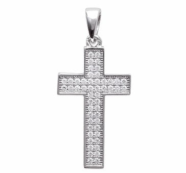 Pendentif Argent 925 croix Esther