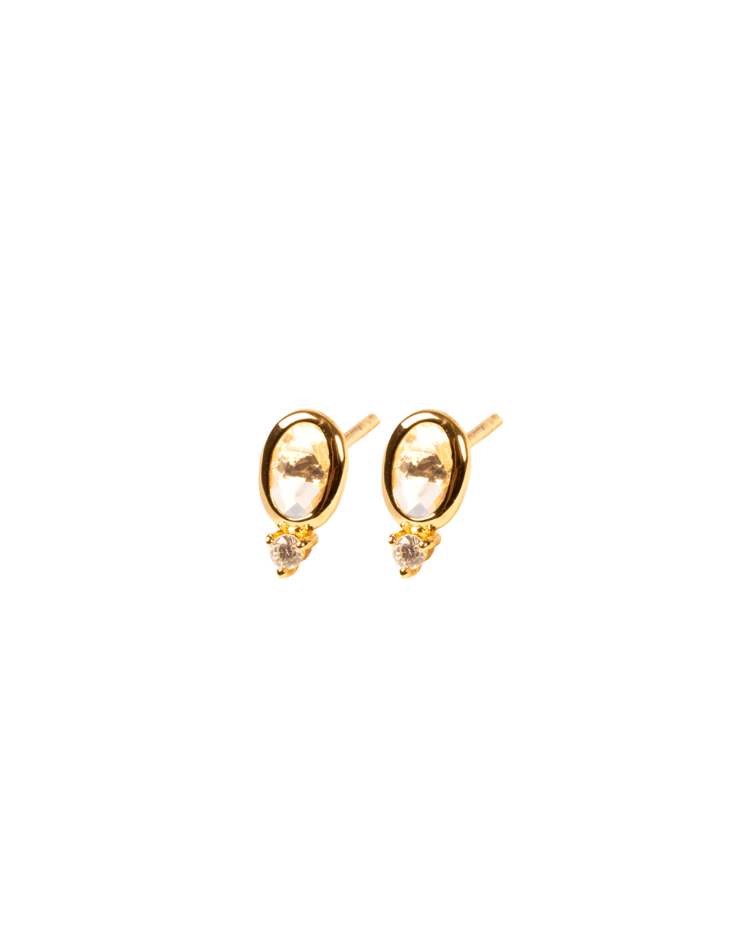 Boucles d'oreilles Plaqué Or & Oz Olia