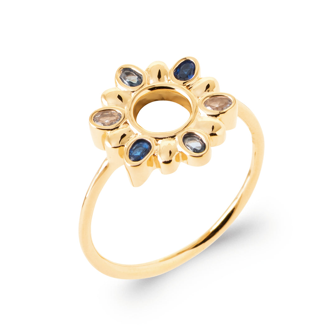 Bague Plaqué Or Bluebell