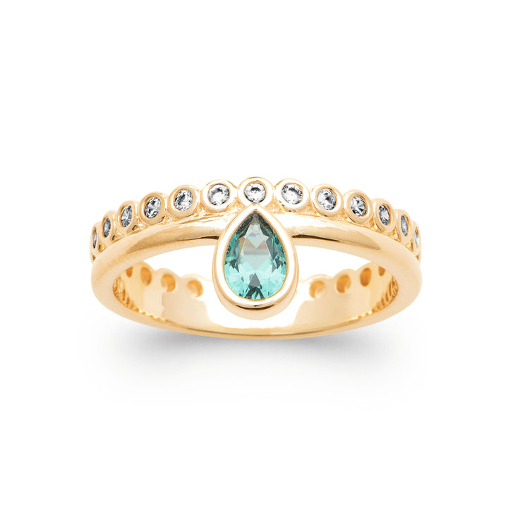 Bague Plaqué Or & Oz Sage