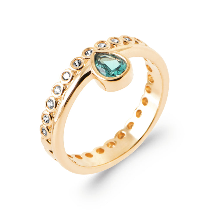 Bague Plaqué Or & Oz Sage