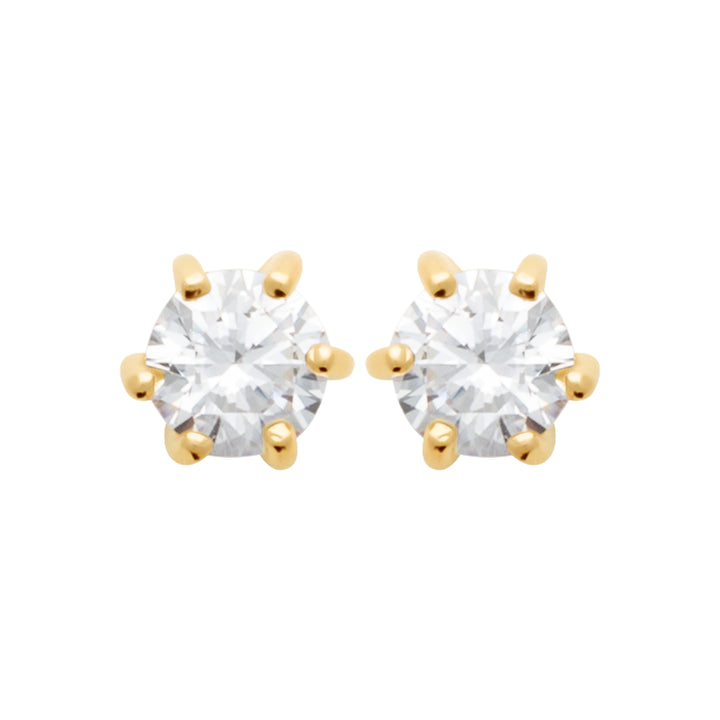 Boucles d'oreilles Plaqué Or puces & OZ Elyne