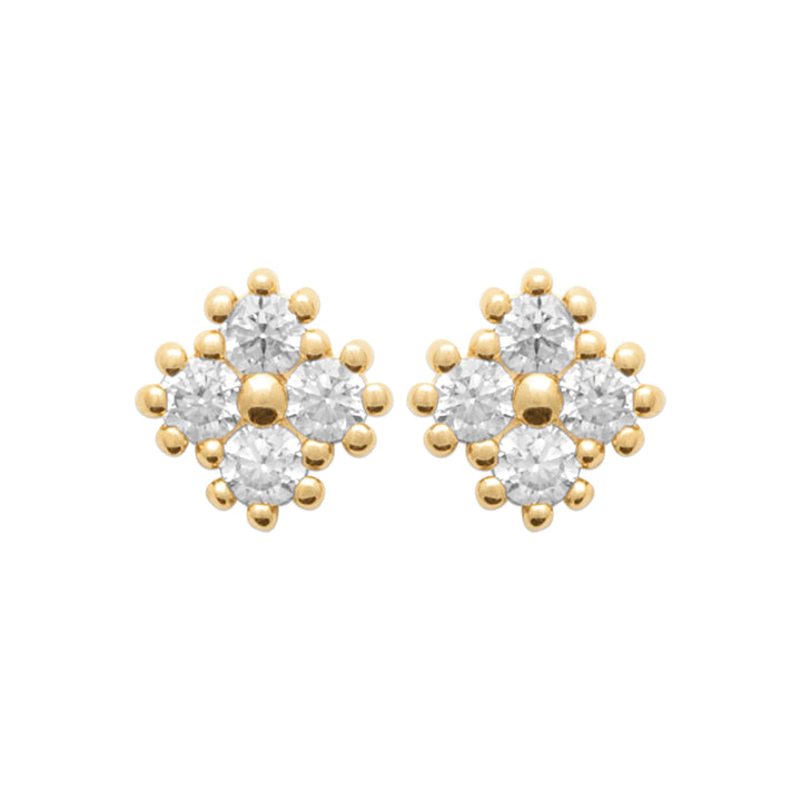 Boucles d'oreilles Plaqué Or & Oz Dina