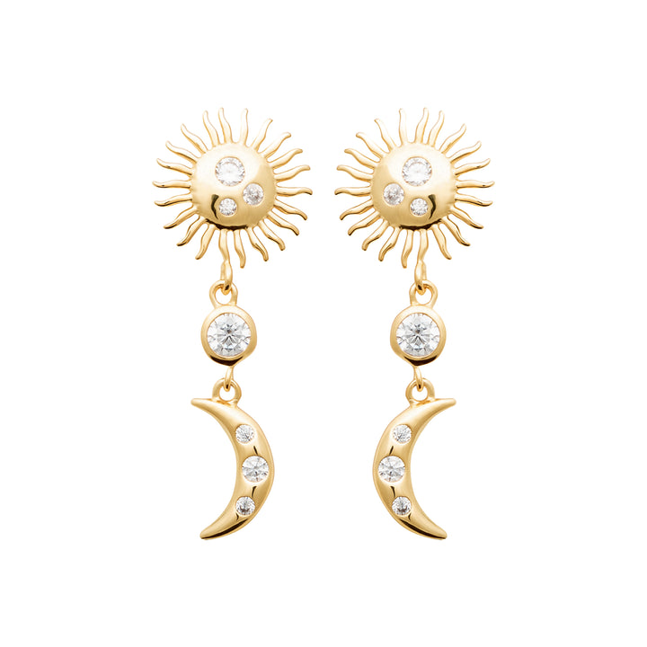 Boucles d'oreilles Plaqué Or & Oz Univers