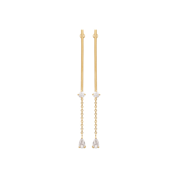 Boucles d'oreilles Plaqué Or & Oz Starlett