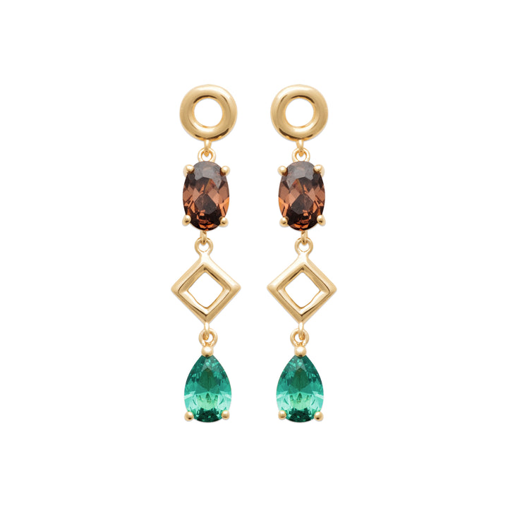 Boucles d'oreilles Plaqué Or & OZ Serena