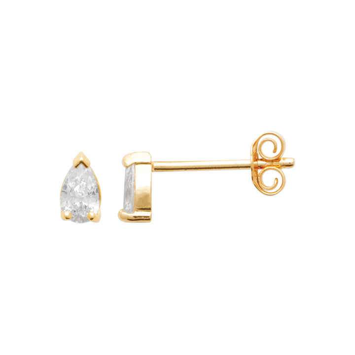 Boucles d'oreilles Plaqué Or & Oz Peach