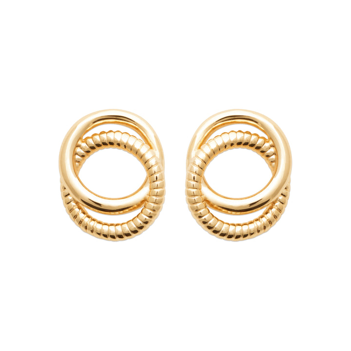 Boucles d'oreilles Plaqué Or Calys
