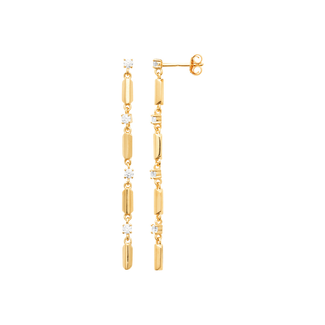 Boucles d'oreilles Plaqué Or & Oz Stellar