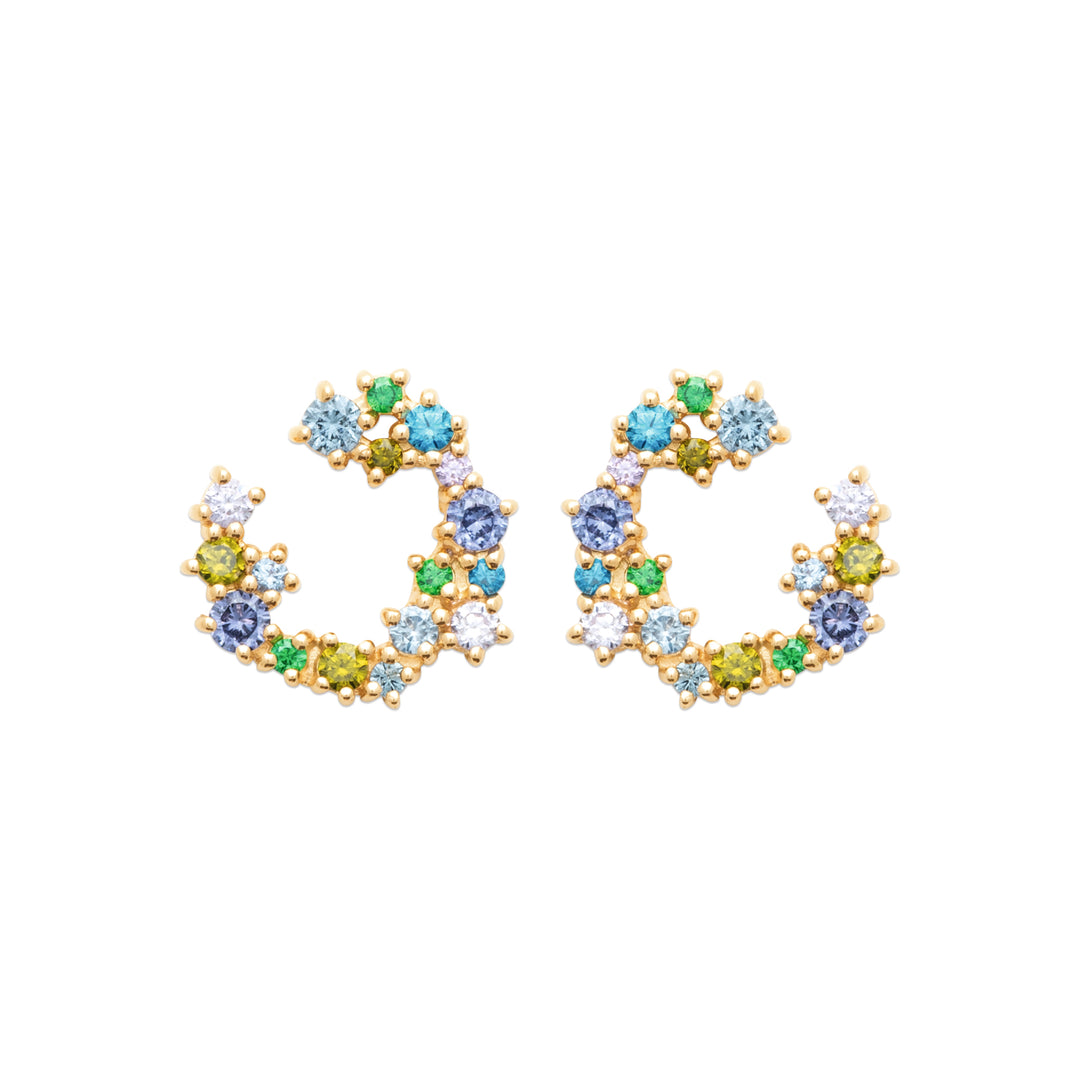 Boucles d'oreilles Plaqué or & Oz Bouquet