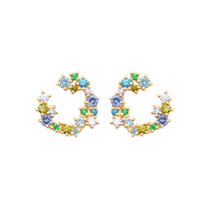 Boucles d'oreilles Plaqué Or & Oz Bouquet