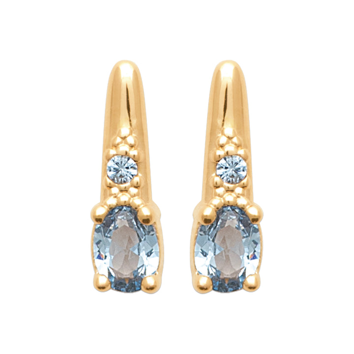 Boucles d'oreilles Plaqué Or & Oz Lizy
