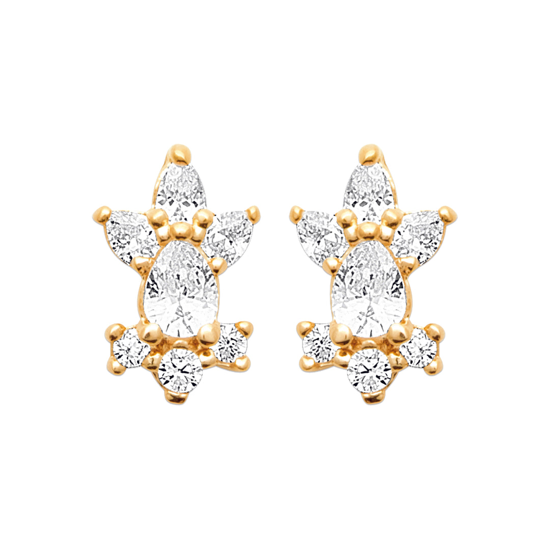 Boucles d'oreilles Plaqué Or & Oz Astrell
