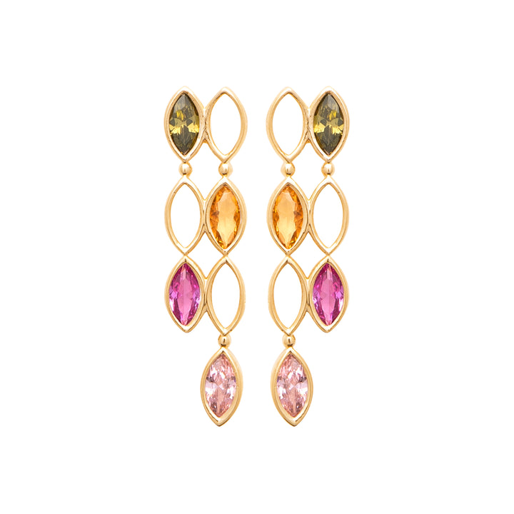 Boucles d'oreilles Plaqué or & Oz Bonnie