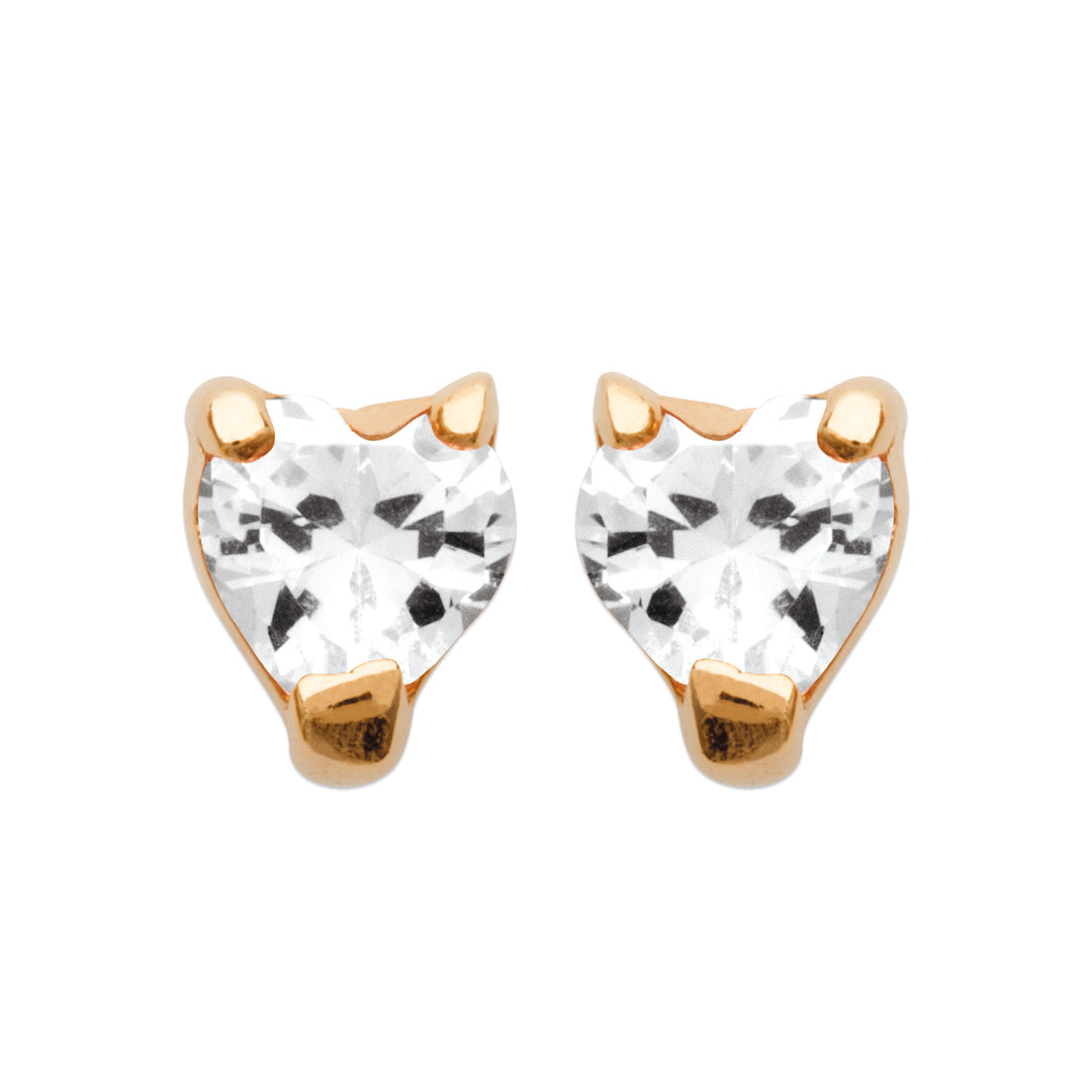 Boucles d'oreilles Plaqué Or & Oz Eterno
