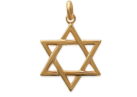 Pendentif Plaqué Or David