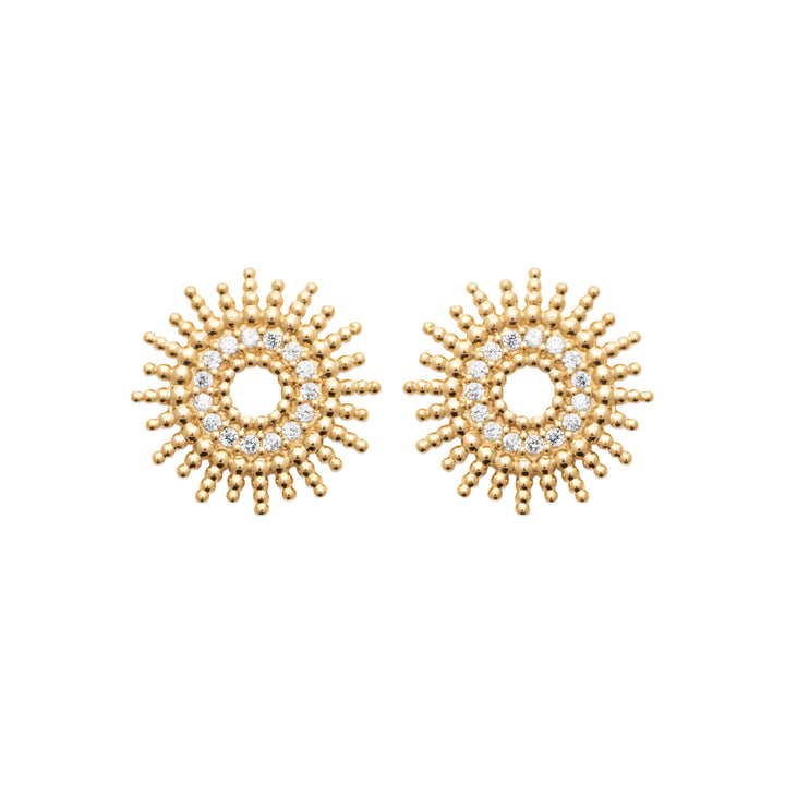 Boucles d'oreilles Plaqué Or & Oz Elio
