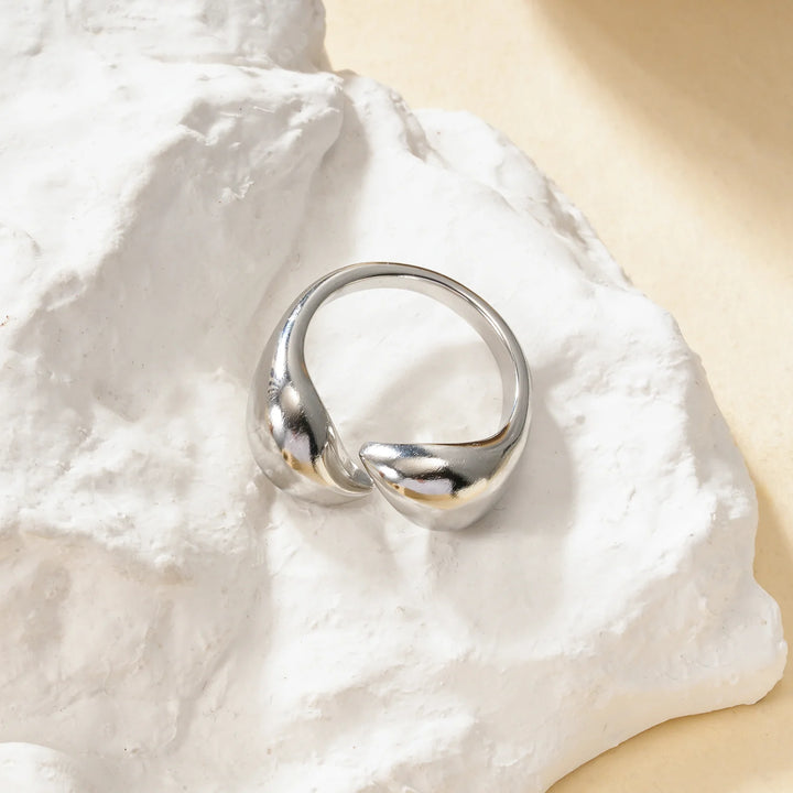 Bague acier inoxydable femme Elyris