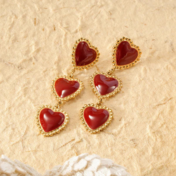 Boucles d'oreilles Acier Inoxydable Sweetheart