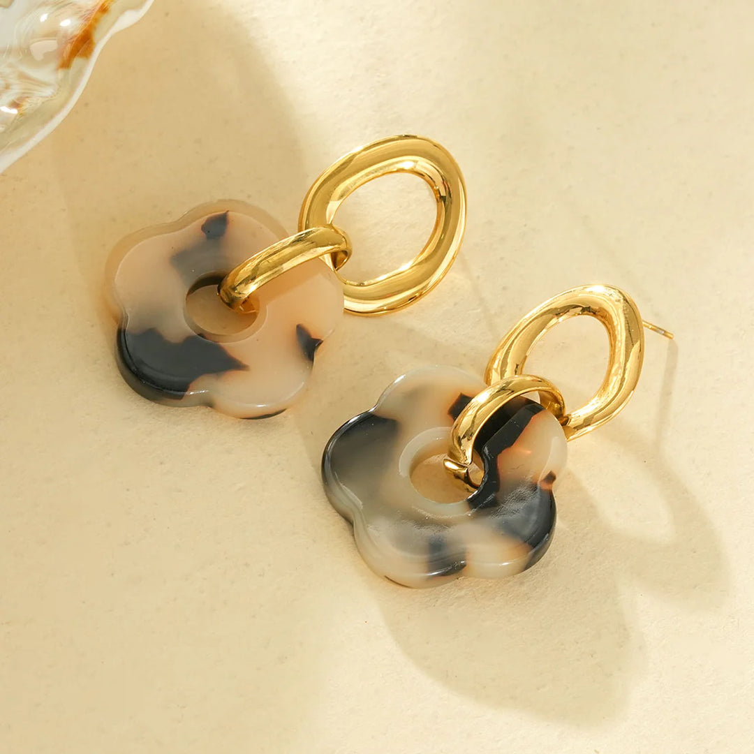 Boucles d'oreilles Acier Inoxydable Léora