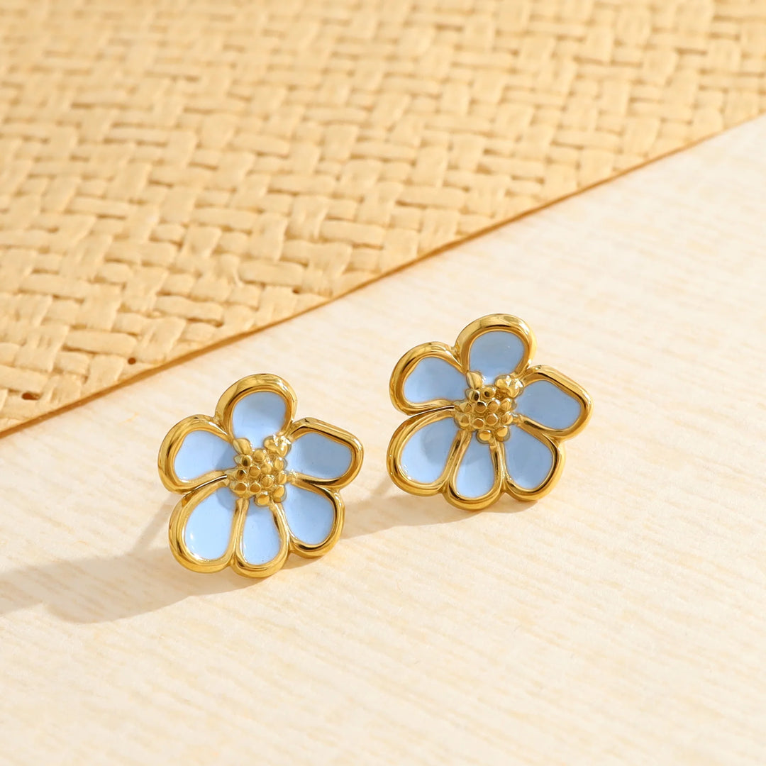Boucles d'oreilles Acier inoxydable doré Alizée