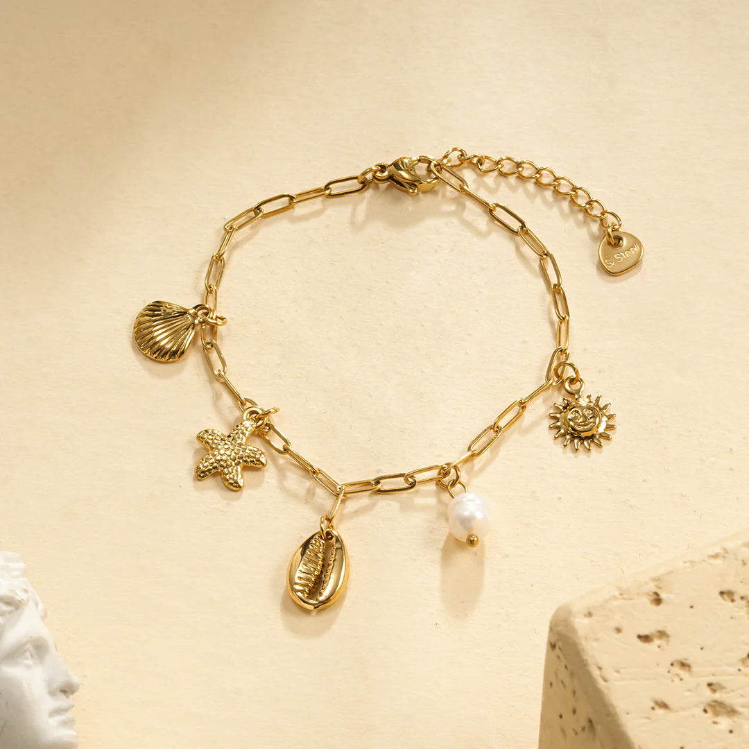 Bracelet Acier inoxydable doré femme Amaryllis