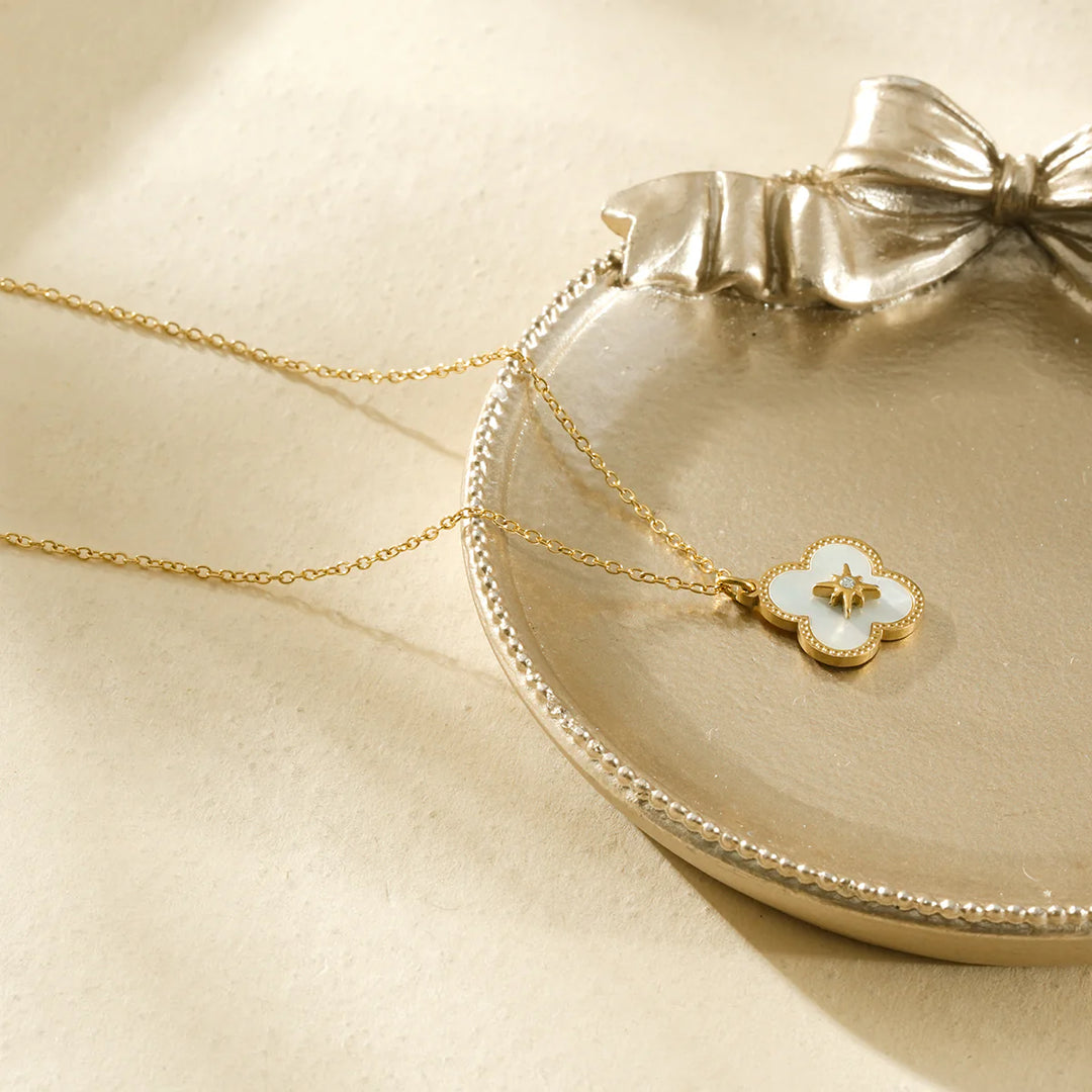 Collier Acier inoxydable doré femme Boniface