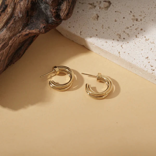 Boucles d'oreilles Acier Inoxydable Naë