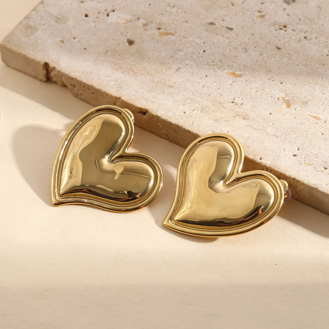 Boucles d'oreilles Acier inoxydable doré Ysée