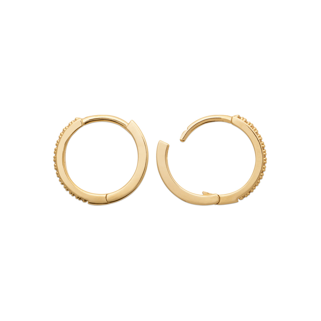 Boucles d'Oreilles Plaqué Or & Oz Lolita