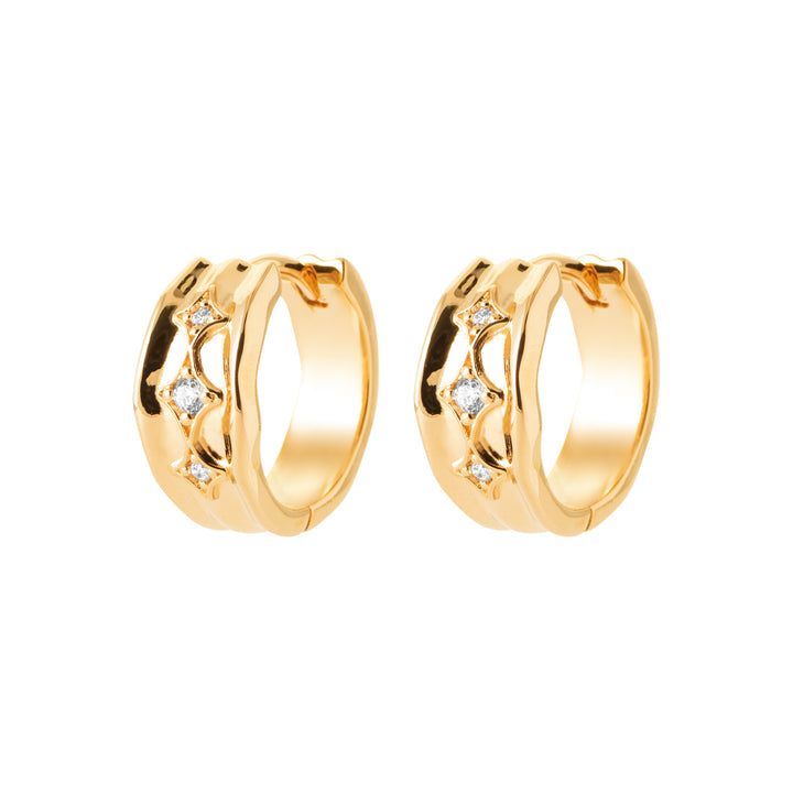 Boucles d'oreilles Plaqué Or & OZ Solara