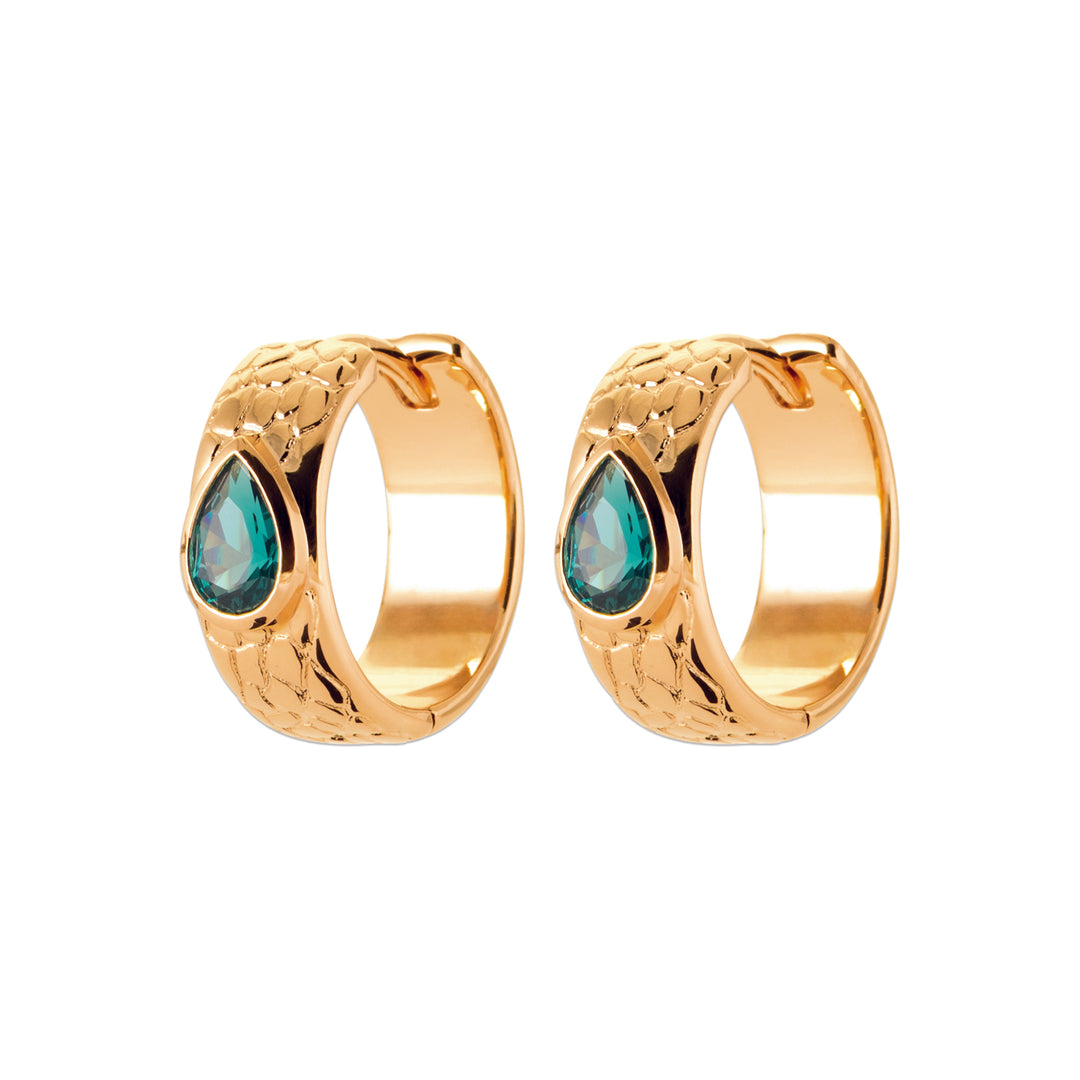 Boucles d'oreilles Plaqué or & Oz Irène