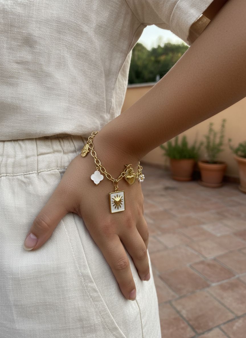 Bracelet Acier inoxydable femme Poppy