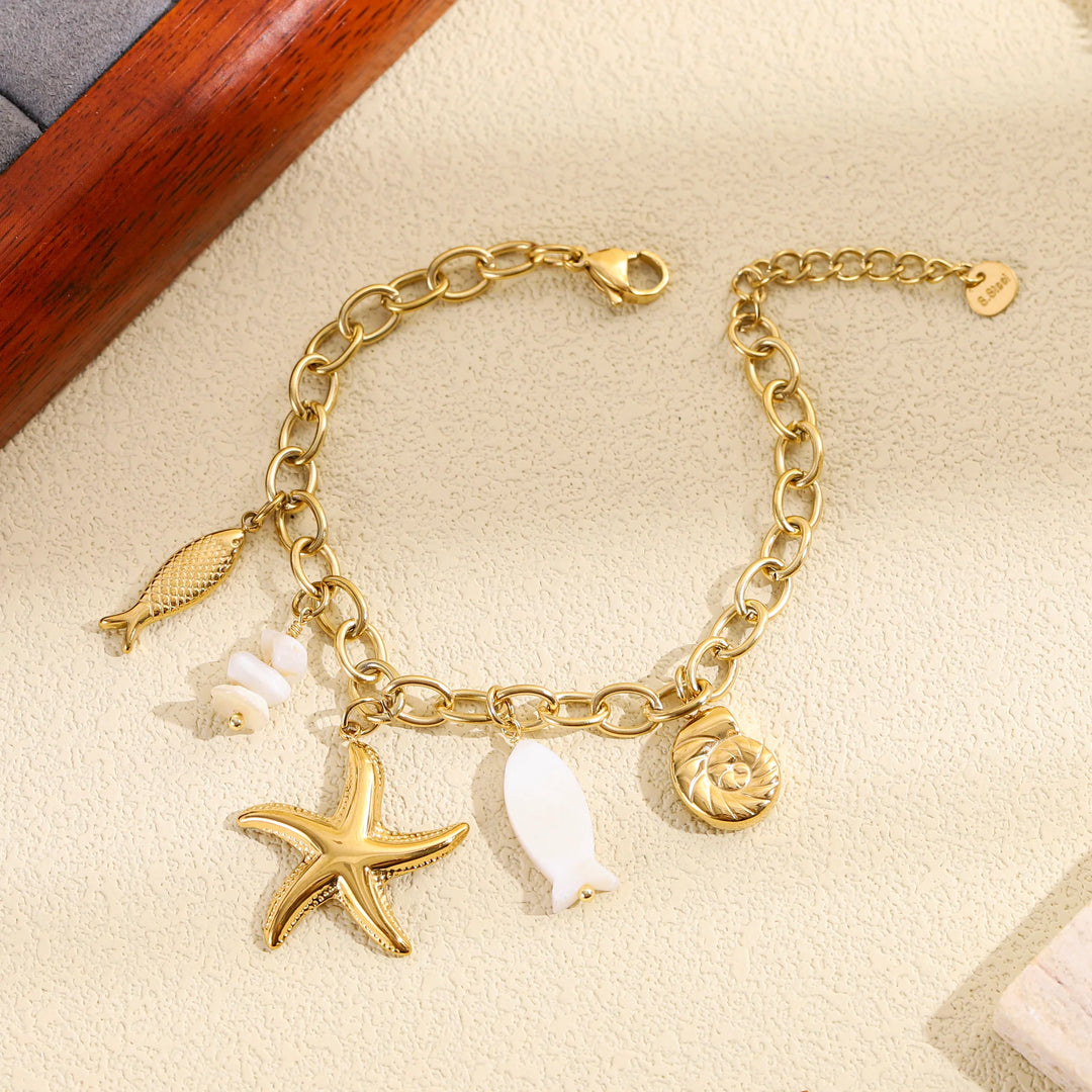 Bracelet Acier inoxydable doré femme Lola
