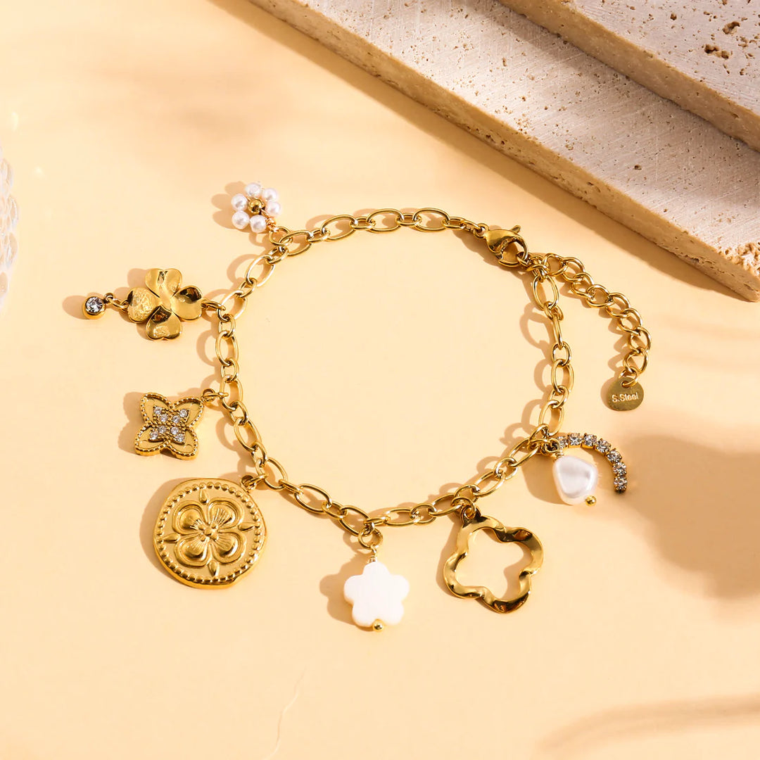 Bracelet Acier Inoxydable doré femme Felicity