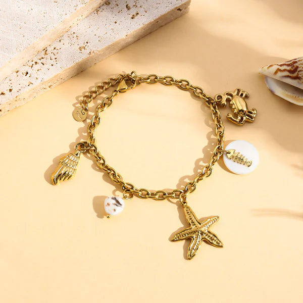 Bracelet Acier Inoxydable femme doré Darya