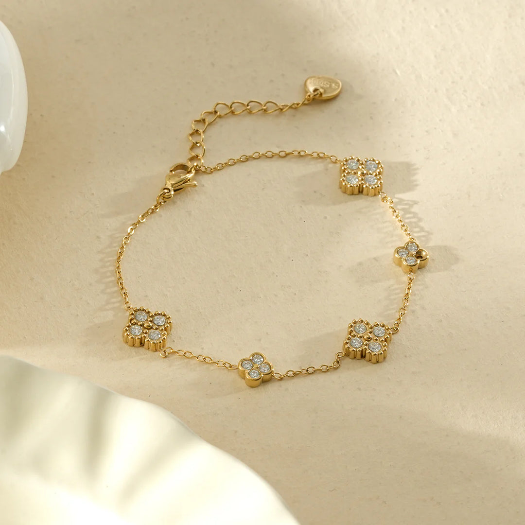 Bracelet Acier inoxydable doré femme Talys