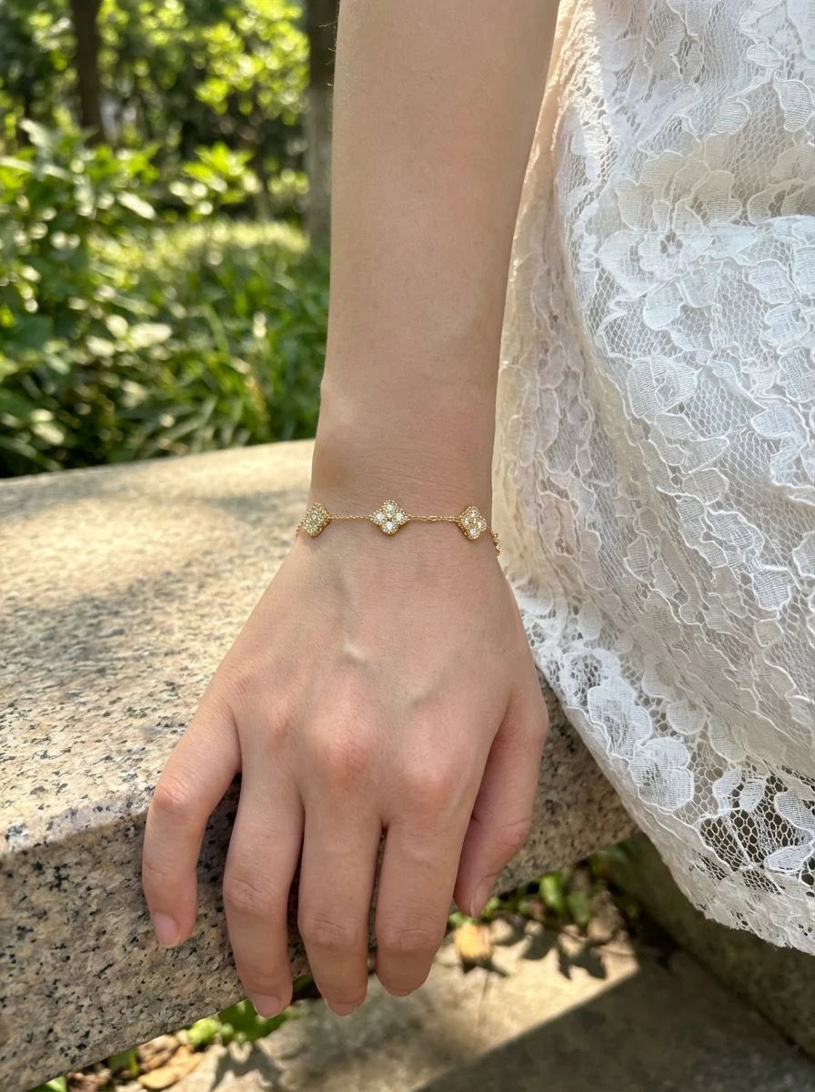 Bracelet Acier inoxydable doré femme Talys