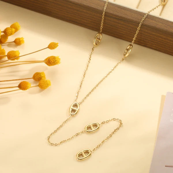 Collier Acier inoxydable femme cravate Success