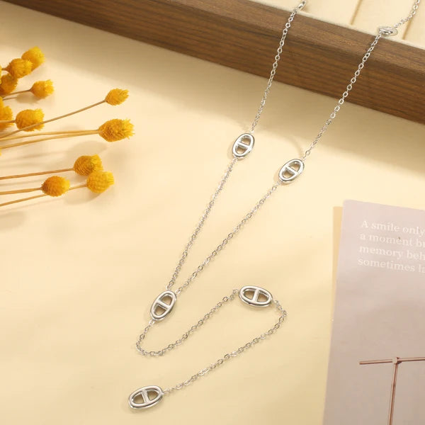 Collier Acier inoxydable femme cravate Success
