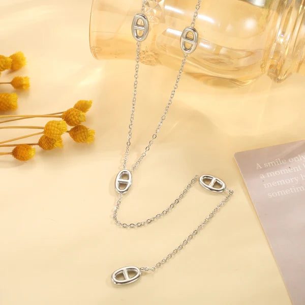 Collier Acier inoxydable femme cravate Success