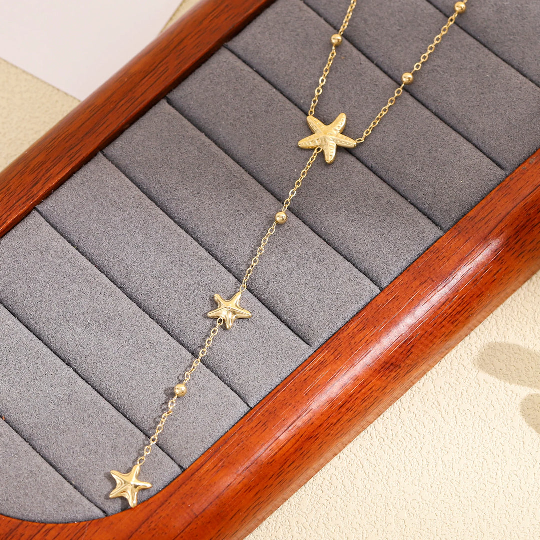 Collier Acier inoxydable doré femme Moréa