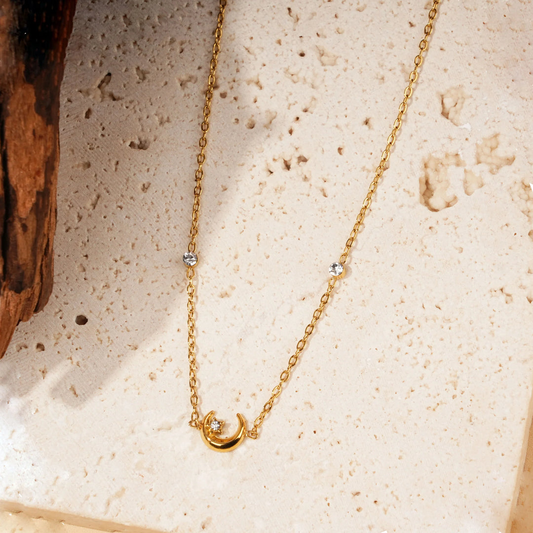 Collier Acier inoxydable doré femme Clochette